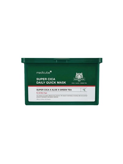 Super Cica Daily Quick Mask (Besleyici ve Stres Karşıtı Günlük Cica Maskesi 30'lu) 350gr