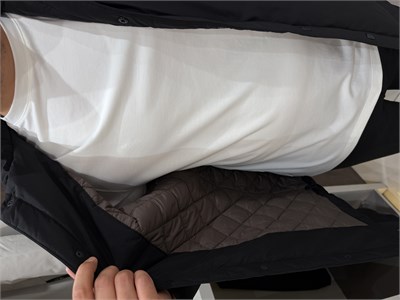 Çıtçıtlı Uzun Mont | Siyah