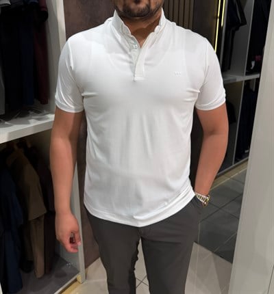 Dry Touch Polo Yaka T-shirt | Beyaz
