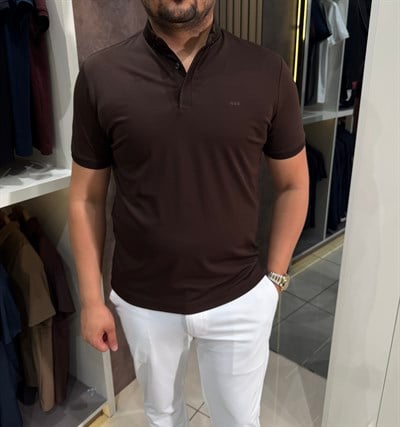 Dry Touch Polo Yaka T-shirt | Kahve