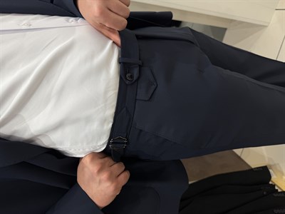 Gold Düğmeli Kruvaze Takım | Lacivert