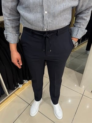 Jogger Likralı Pantolon | Lacivert