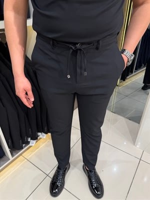 Jogger Likralı Pantolon | Siyah