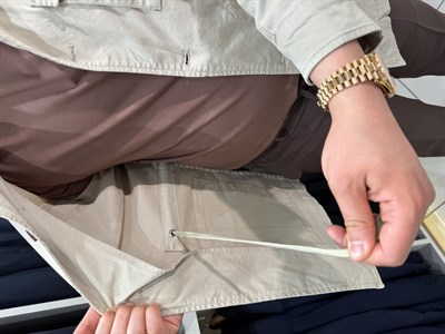 Pamuklu Likralı Safari Ceket | Bej