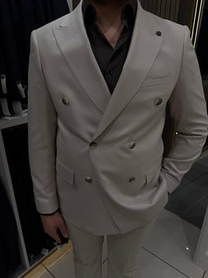 Prestige Kruvaze Takım | Bej