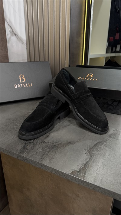 Ravello Süet Loafer | Siyah