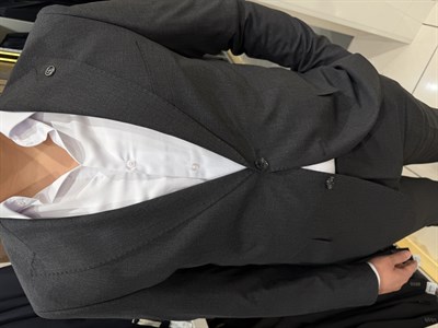 Roy İki Düğmeli Slim Fit Takım | Füme