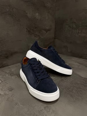 Süet Sneaker | Lacivert