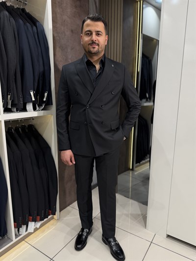 Veltro Black Signature Kruvaze Takım | Siyah