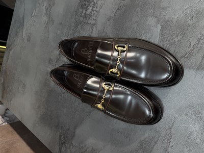 Vitton Gold Tokalı Loafer | Koyu Kahve