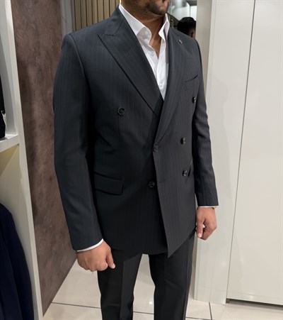 Yünsa Kruvaze Takım Elbise Fine Wool | Haki