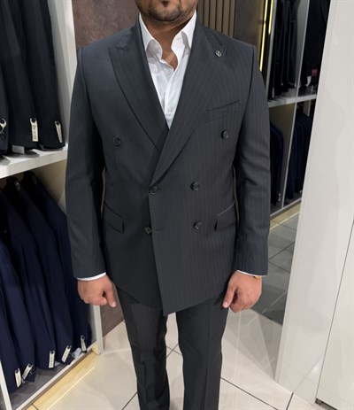 Yünsa Kruvaze Takım Elbise Fine Wool | Haki
