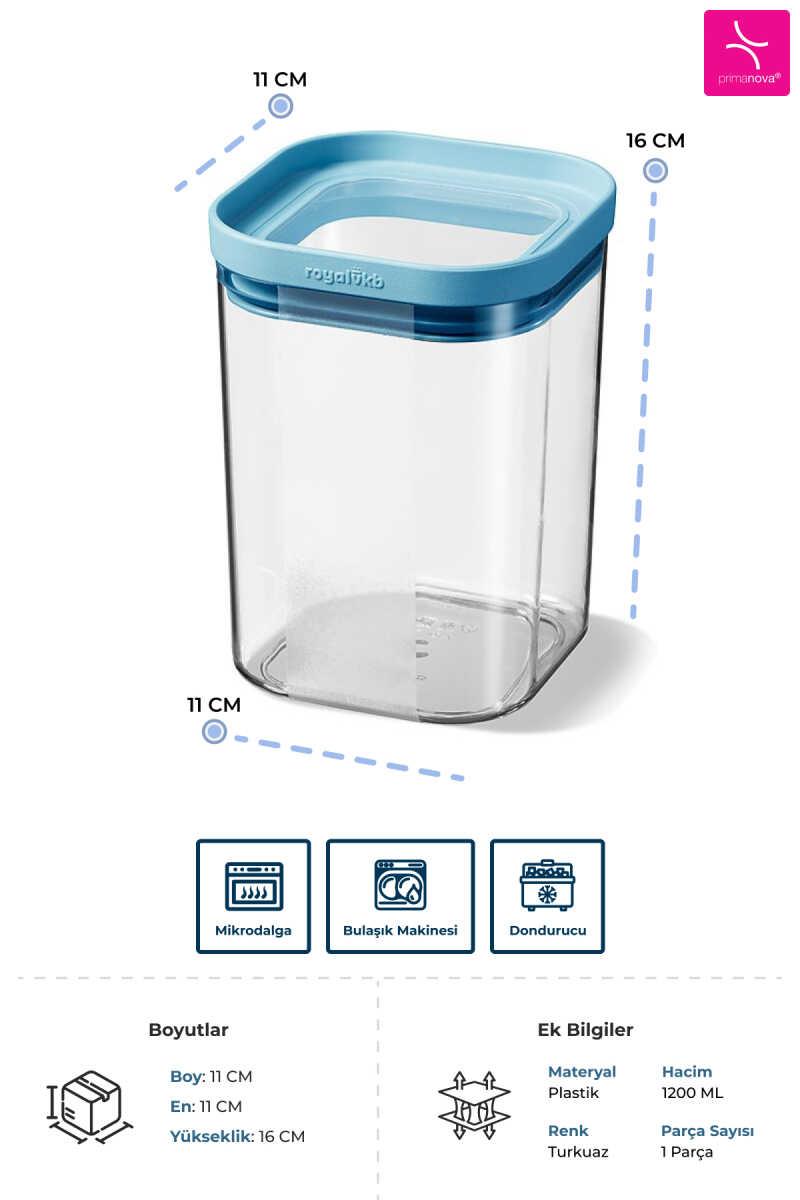 ANS SEOUL KURU GIDA SAKLAMA KABI SQ.AS 1200ML M-SK07-16-02