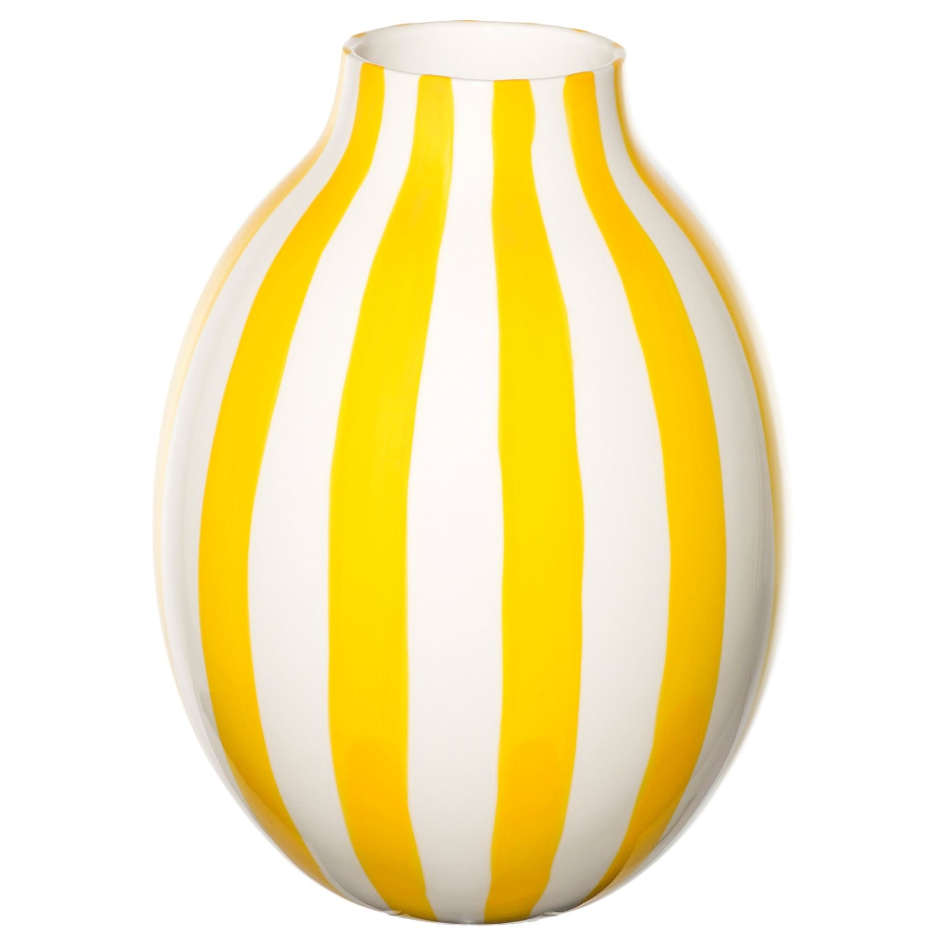 IKE BLODBJÖRK VAZO BEYAZ-SARI 25 CM 10607296