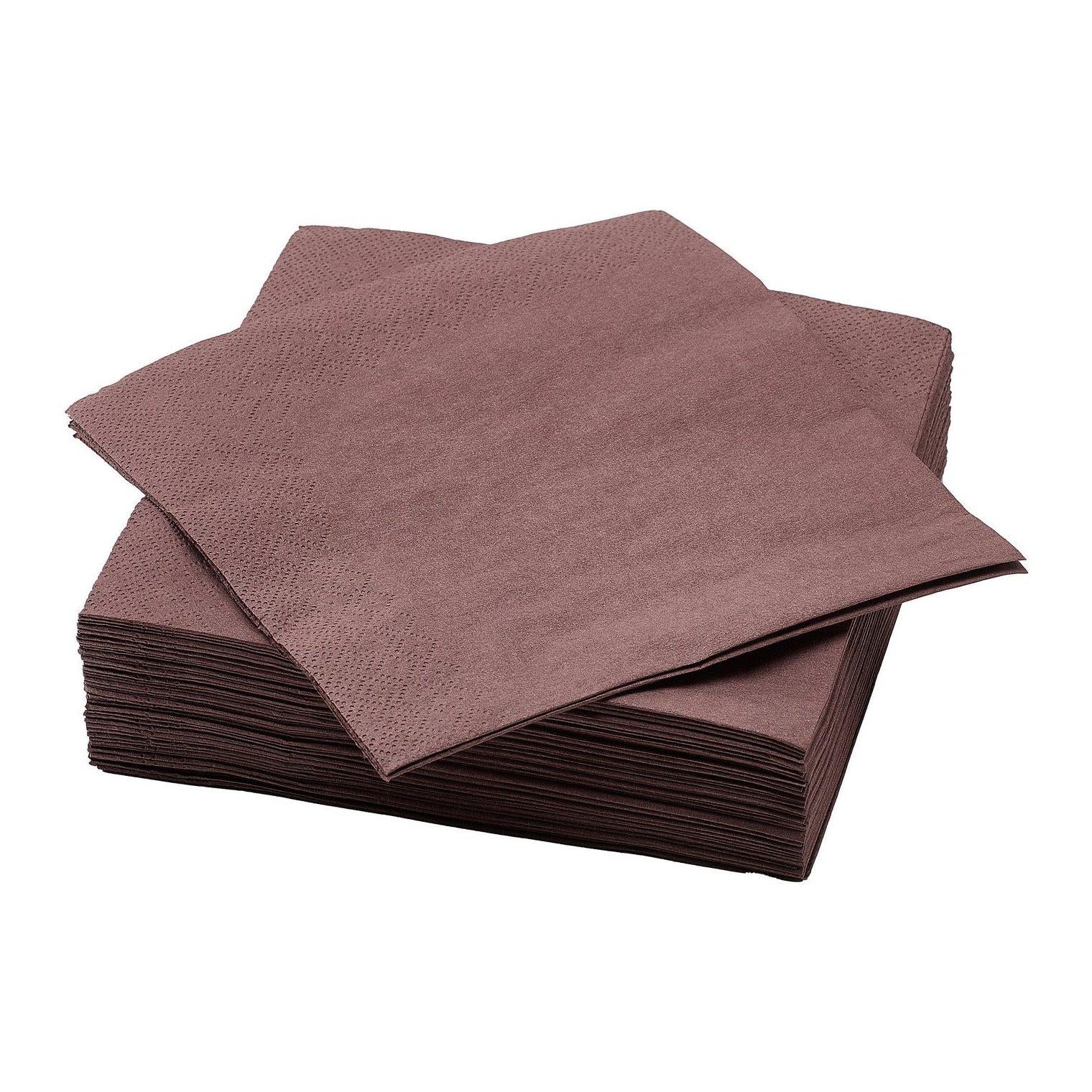 IKE FANTASTISK PEÇETE KAHVERENGİ-KIRMIZI 33X33 CM 50 ADET 60608482