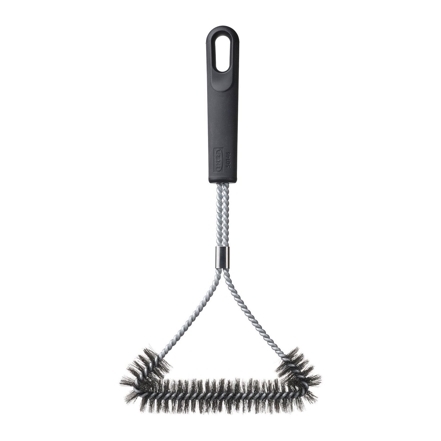 IKE GRILLTIDER BARBEKÜ-IZGARA TEMİZLEME FIRÇASI PASLANMAZ ÇELİK-SİYAH 35 CM 50614394