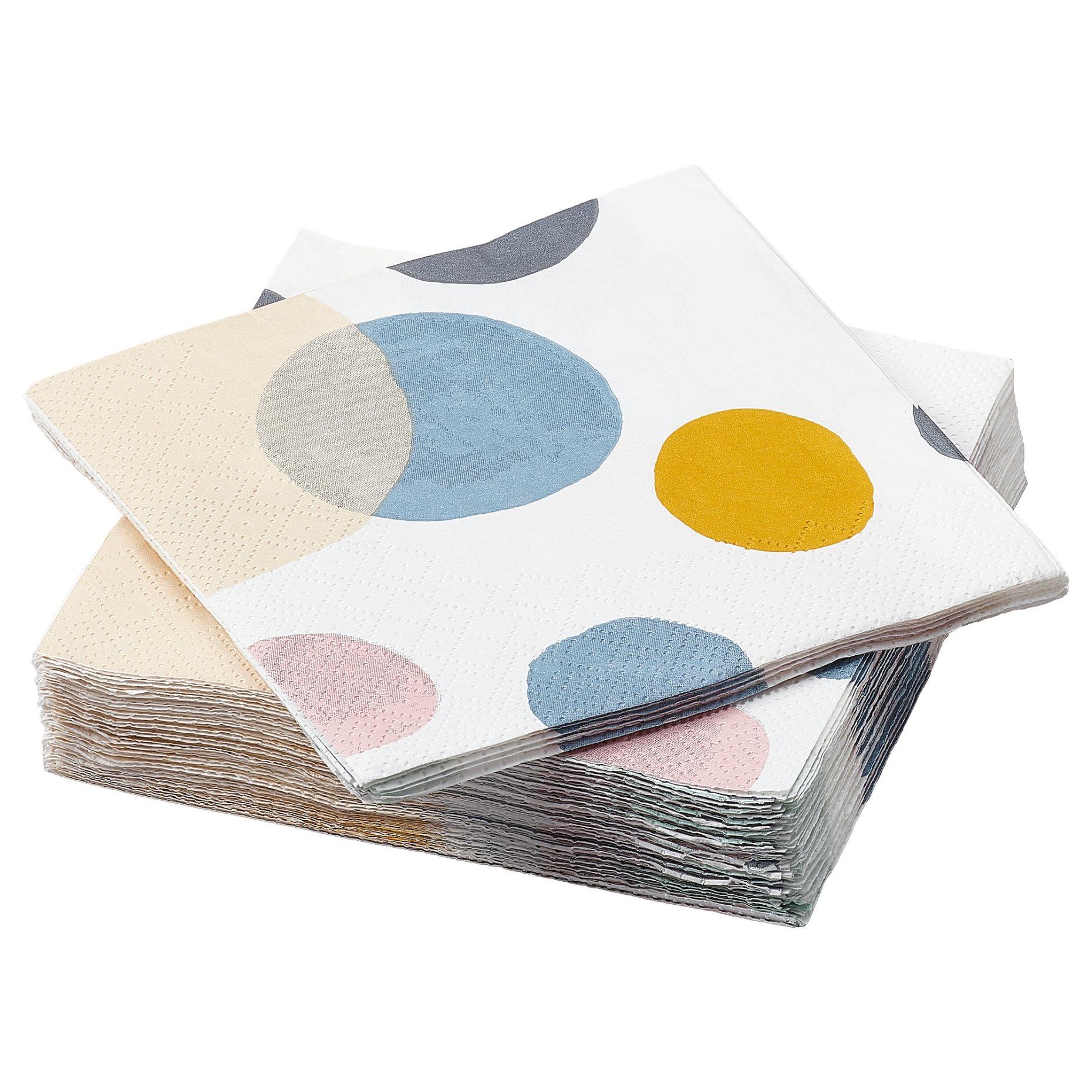 IKE KRUSTISTEL KAĞIT PEÇETE RENKLİ 24X24 CM 30 ADET 90584205