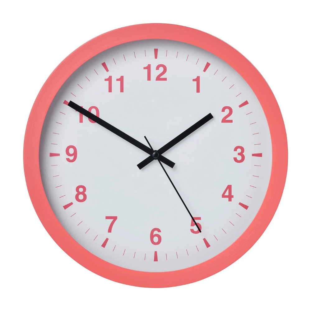 IKE TJALLA DUVAR SAATİ PEMBE 28 CM 70540887