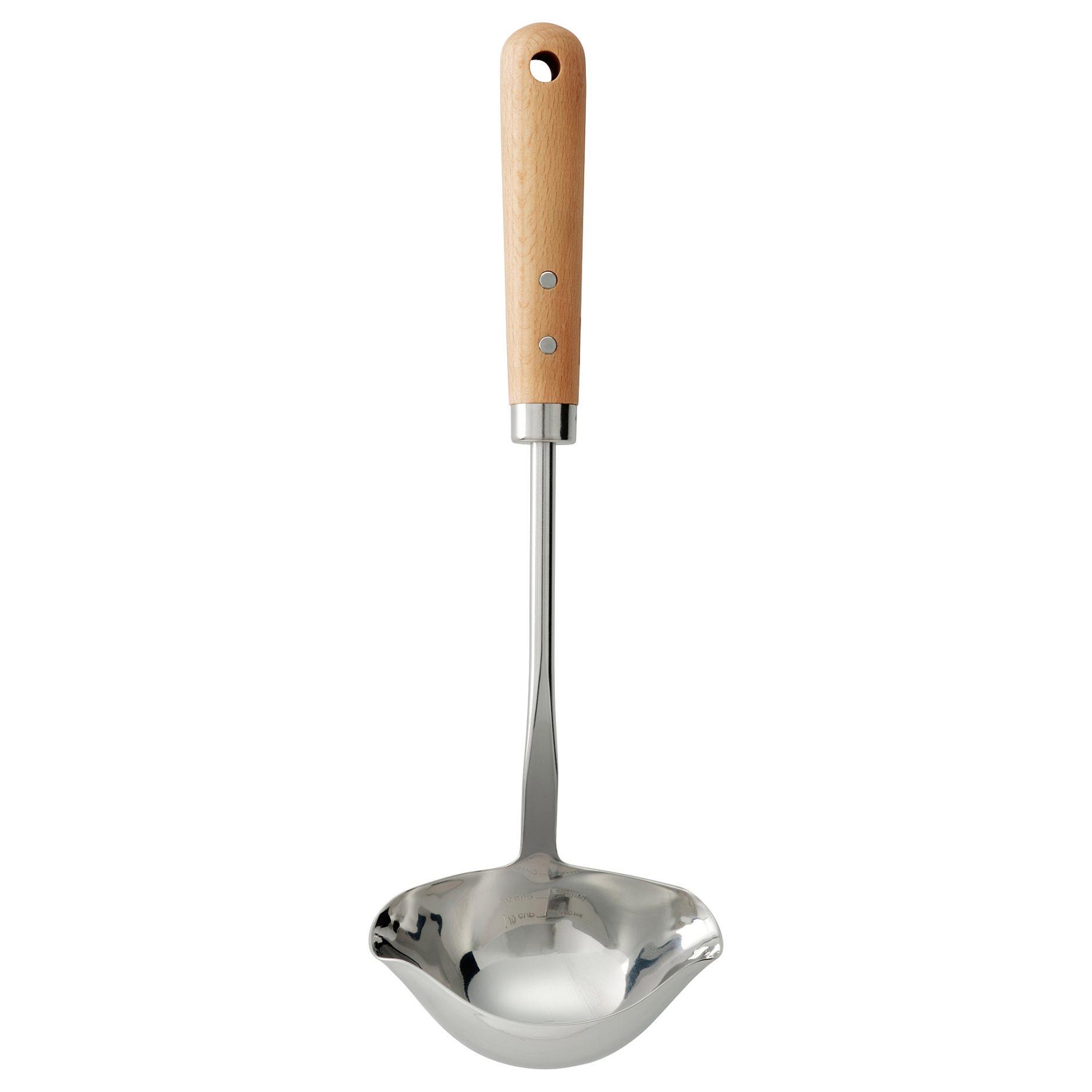 IKE VARDAGEN ÖLÇÜLÜ KEPÇE PASLANMAZ ÇELİK-KAYIN 32 CM 50598544