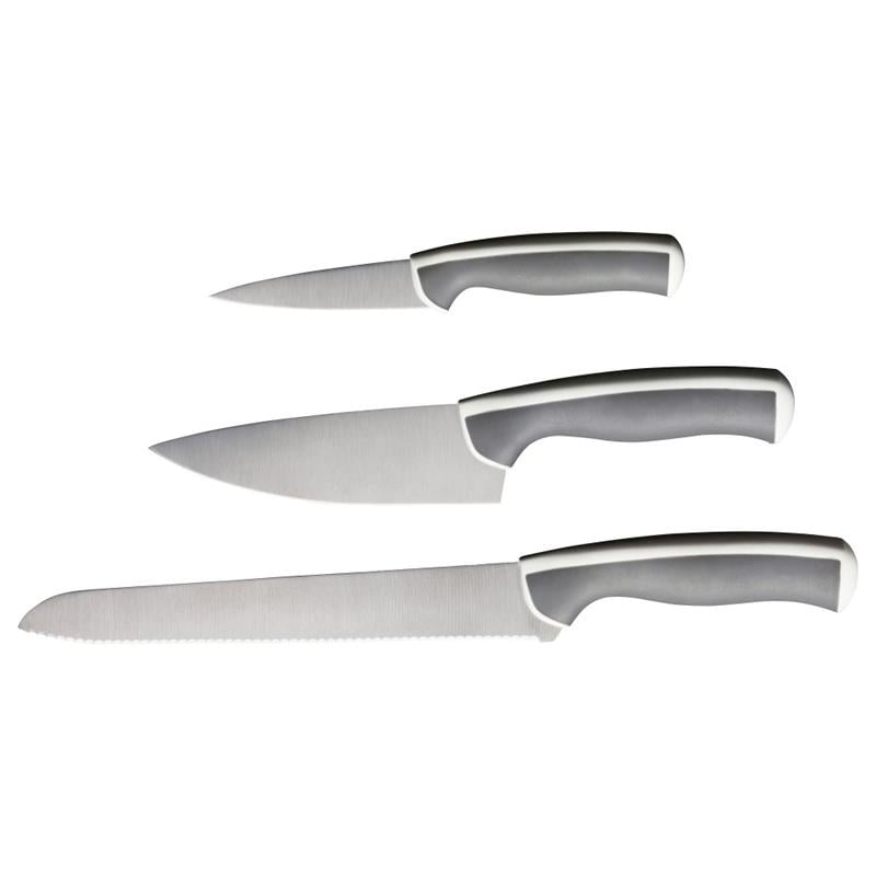 Ikea Andlıg Bıçak Seti Gri-Beyaz 3 Ad.70257624
