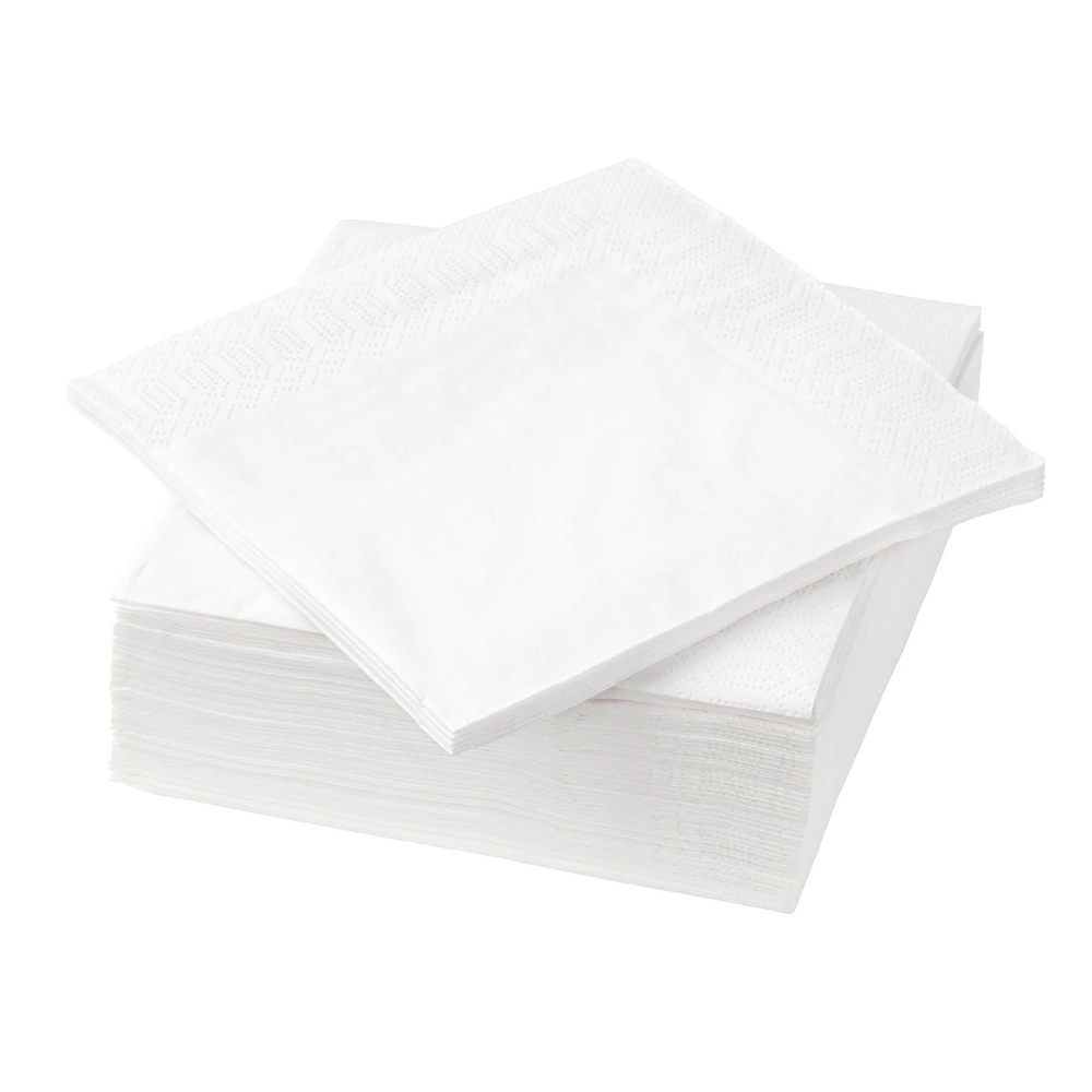Ikea Fantastısk Peçete Beyaz 24X24 Cm 50 Ad. 10101273