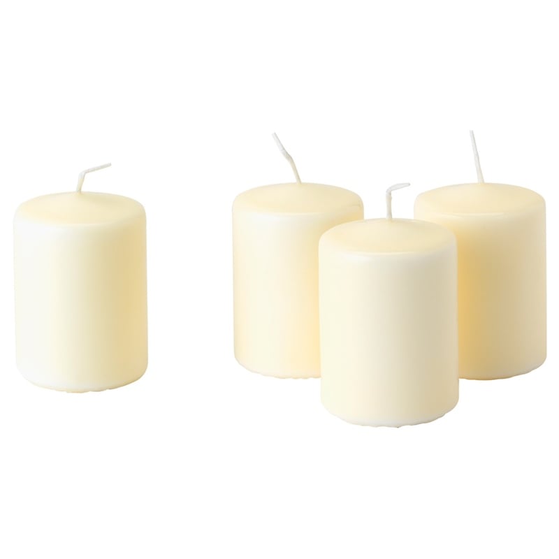 Ikea Hemsjö Blok Mum Naturel 4'lü 70124262