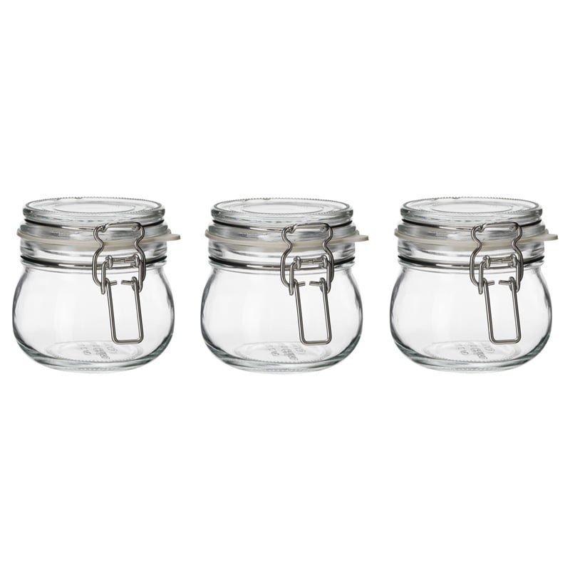 Ikea Korken Cam Kavanoz 130 ml 3 Adet 40323654