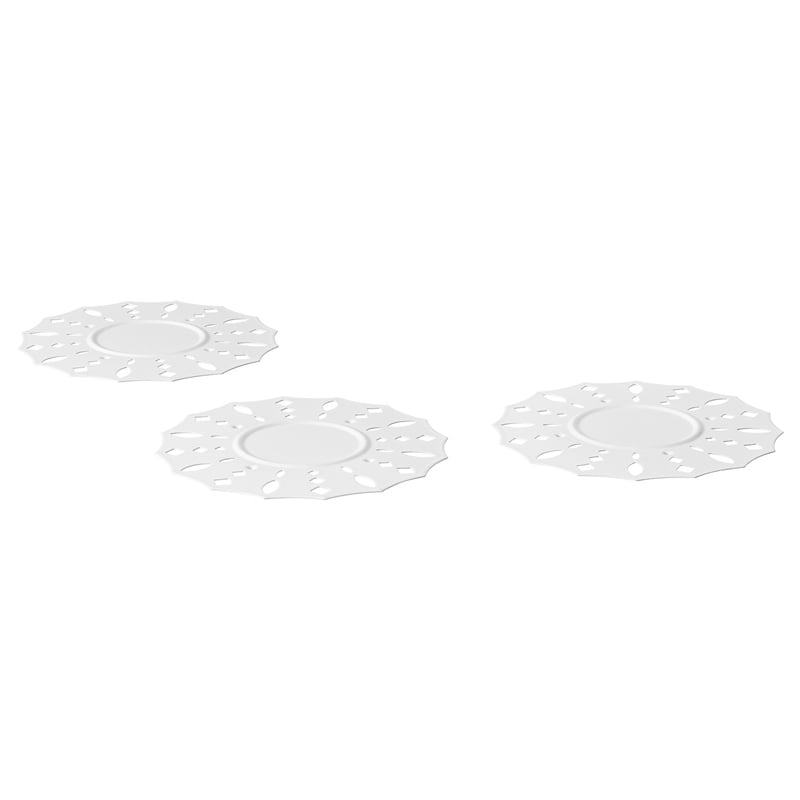 Ikea Vınterfest Tealight Beyaz 3'lü Mumluk 50433317