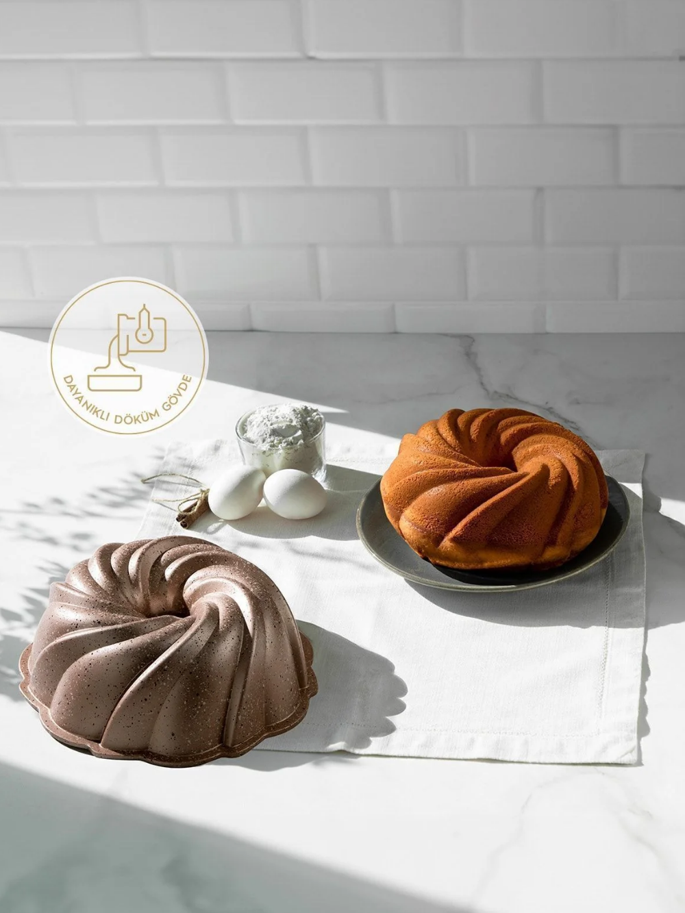NHR BUKET R.GOLD DÖKÜM KEK KALIBI 26 CM