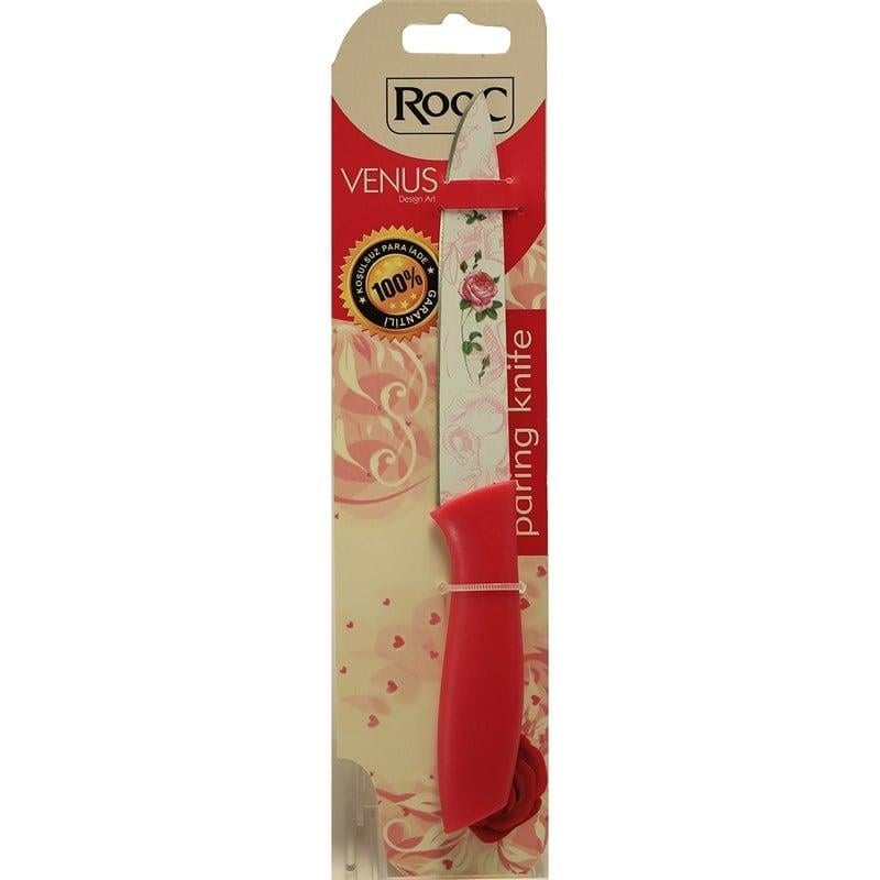 Rooc Desenli Tekli Mutfak Bıçağı (F006)