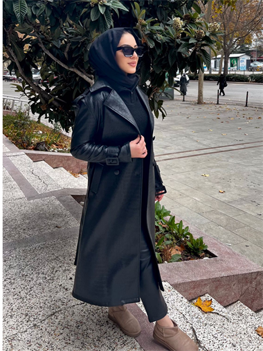 AYR KUŞAKLI TİMSAH DERİ TRENÇKOT 2227