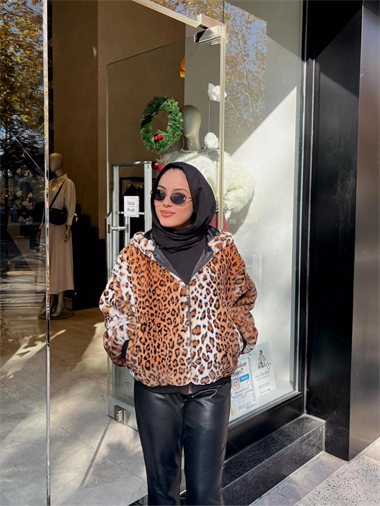 BDK LEOPAR KÜRK MONT  25KBTCG01625
