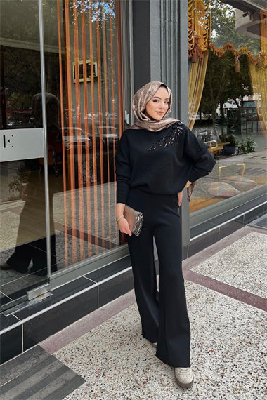 Brandi Omuz Detay Triko Takım