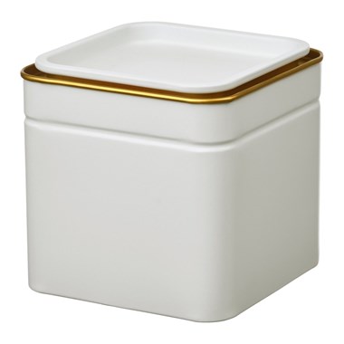 IKE BLOMNING GIDA SAKLAMA KUTUSU KIRIK BEYAZ 10X10X10 CM 80609027
