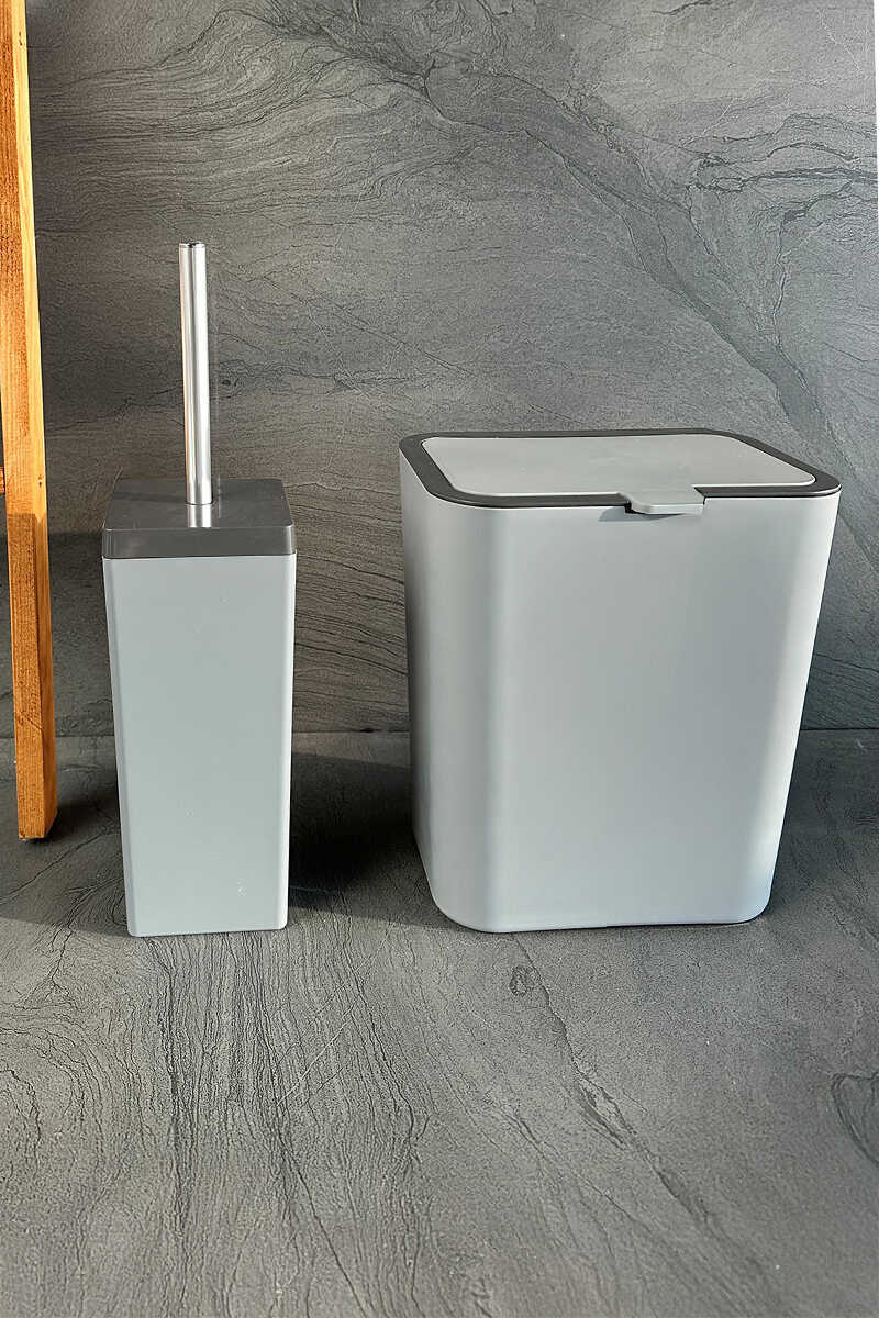 ANS FLIP 2Lİ BANYO SETİ-GRİ M-SAS19-07