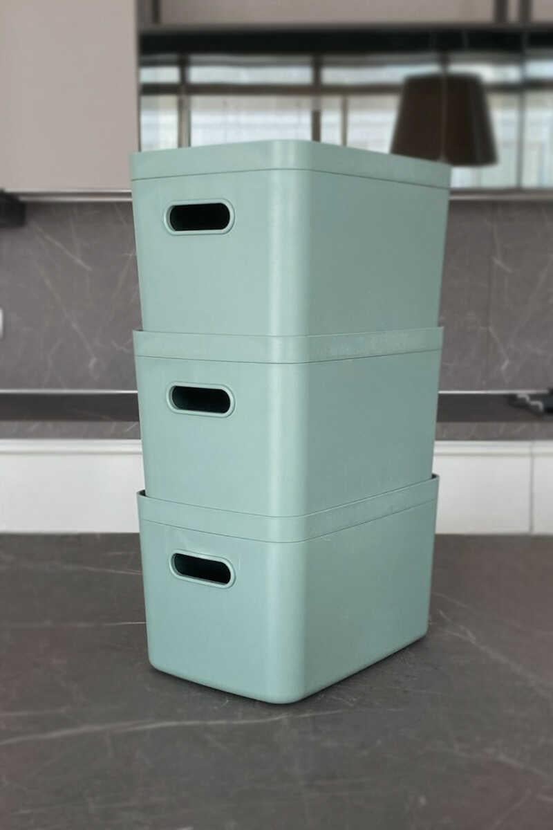 ANS LİNEA BOX 3'LÜ- YEŞİL M-E96-05