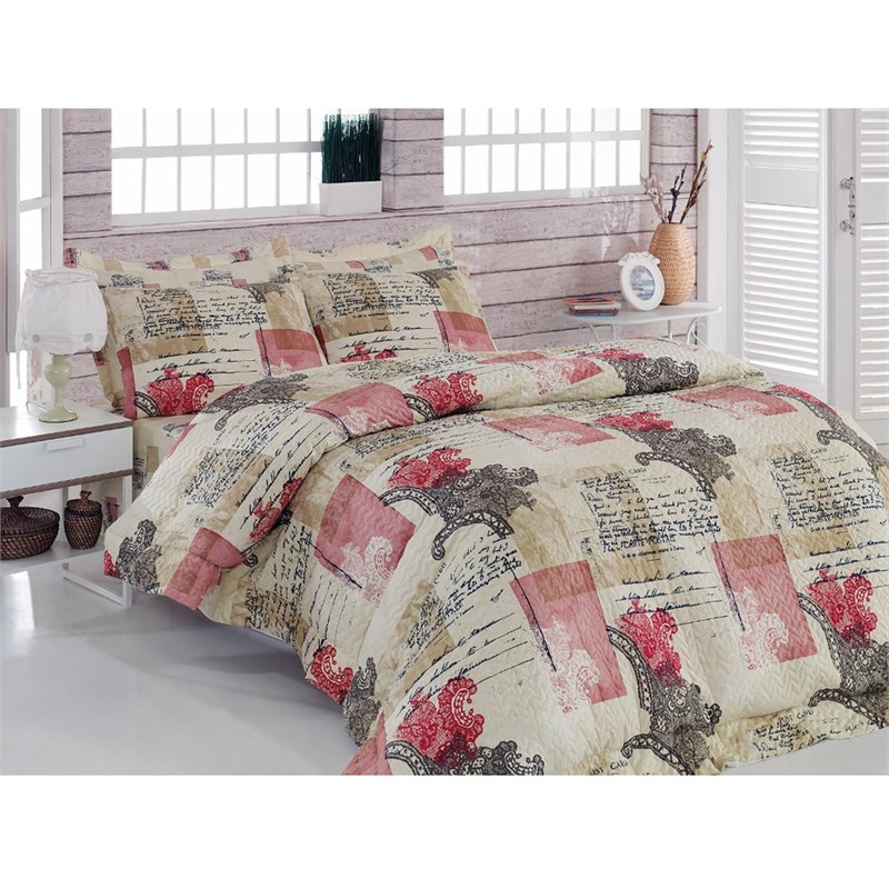 Cotton Box Memory Olive Ranforce Çift Kişilik Complete Set