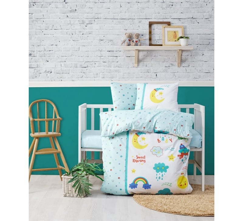 Cotton Box Tatlı Rüyalar Bebek Nevresim Takımı Mint
