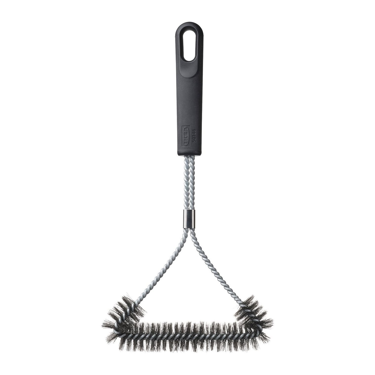 IKE GRILLTIDER BARBEKÜ-IZGARA TEMİZLEME FIRÇASI PASLANMAZ ÇELİK-SİYAH 35 CM 50614394