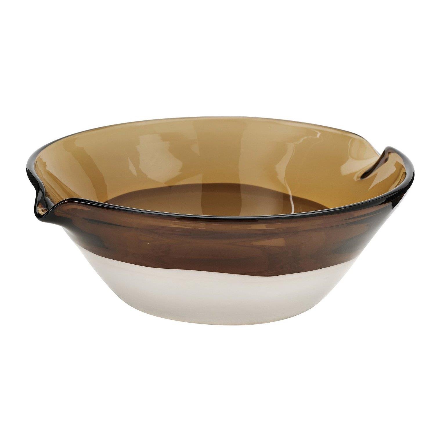 IKE OMMJANGE CAM SERVİS KASESİ CAM-KAHVERENGİ 30 CM 70594559