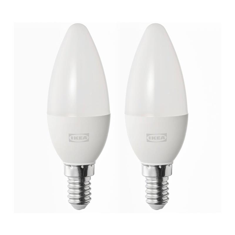 IKE SOLHETTA LED AMPUL E14 IŞIK RENGİ: SICAK BEYAZ (2700 KELVİN) 470 LM 2 ADET 20584015