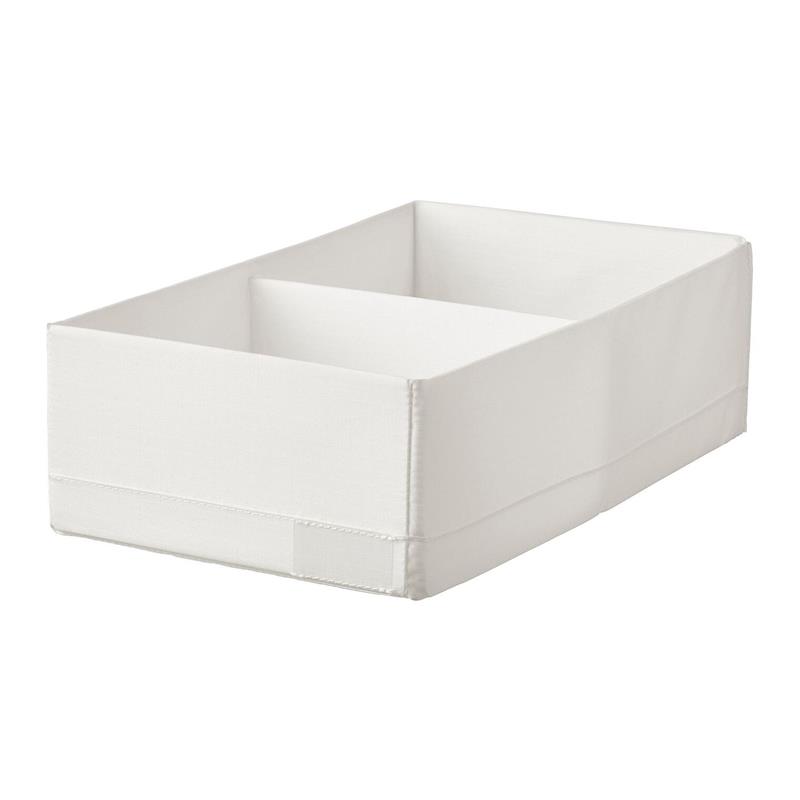 IKE STUK BÖLMELİ KUTU BEYAZ 20X34X10 CM 60474425