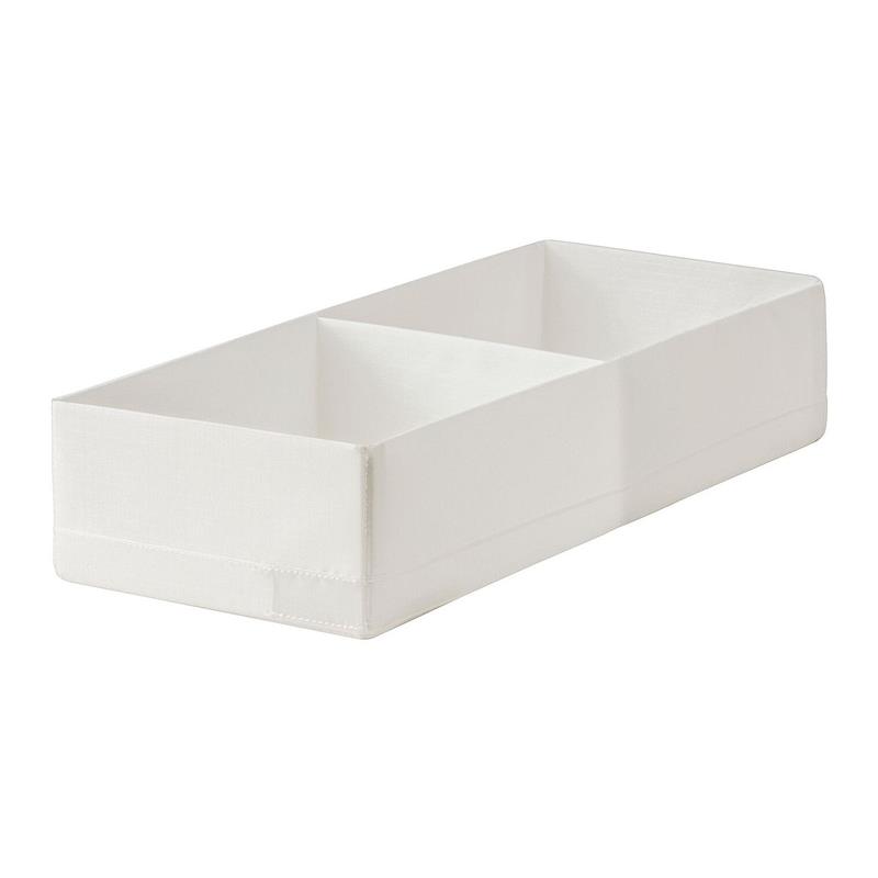 IKE STUK BÖLMELİ KUTU BEYAZ 20X51X10 CM 60474430