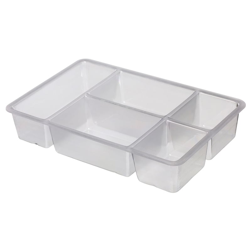 Ikea Antonıus Bölmeli Düzenleyici Şeffaf Kutu 37x24x7 cm 50043573