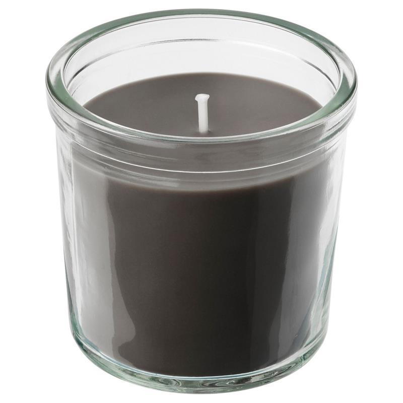 Ikea Enstaka Bardakta Kokulu Mum Gri Şenlik Ateşi 00502365