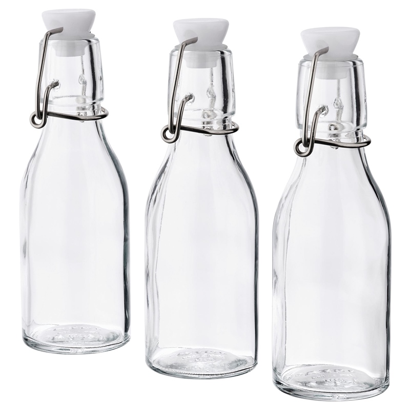 Ikea Korken 3'lü Cam Su Şişesi 150 ml 80476334