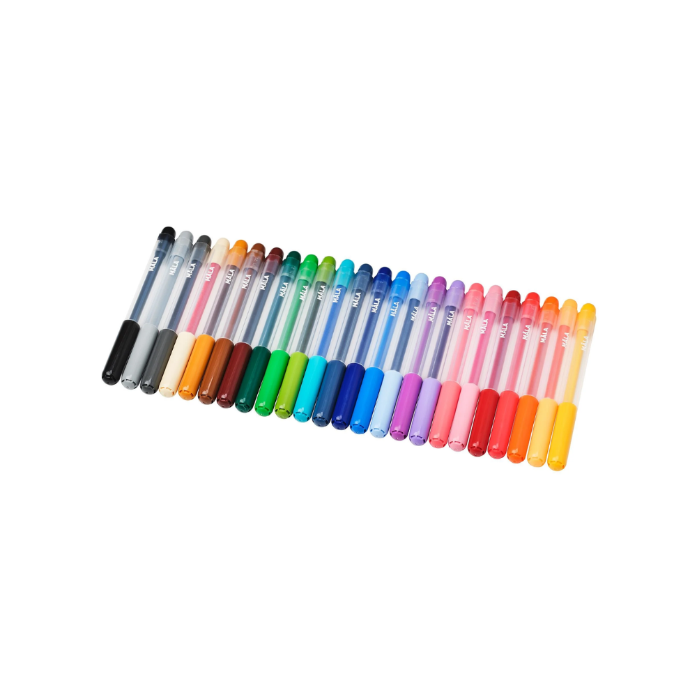 Ikea Mala Keçeli Kalem Seti Çeşitli Renkler 24 Ad.70456591