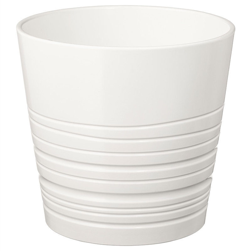 Ikea Muskot Beyaz Saksı 19 cm 30308197