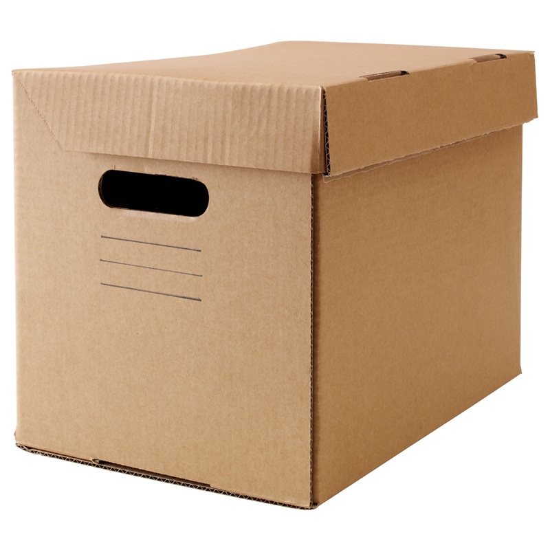 Ikea Pappıs Kapaklı Kutu Kahverengi 00100467