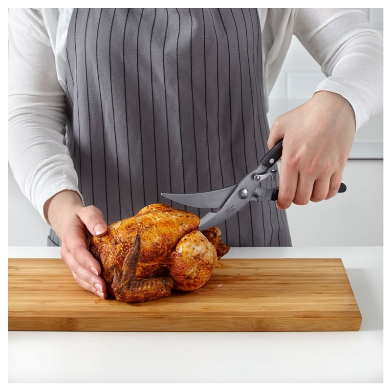 Ikea Prestera Çelik Mutfak Makası Siyah 24.5 cm 70082295